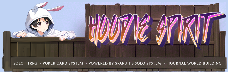 Hoodie Spirit: Solo TTRPG Journal