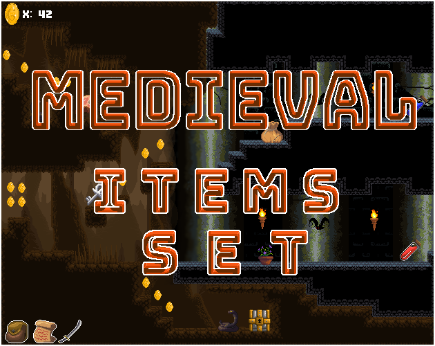 Medieval Items Set