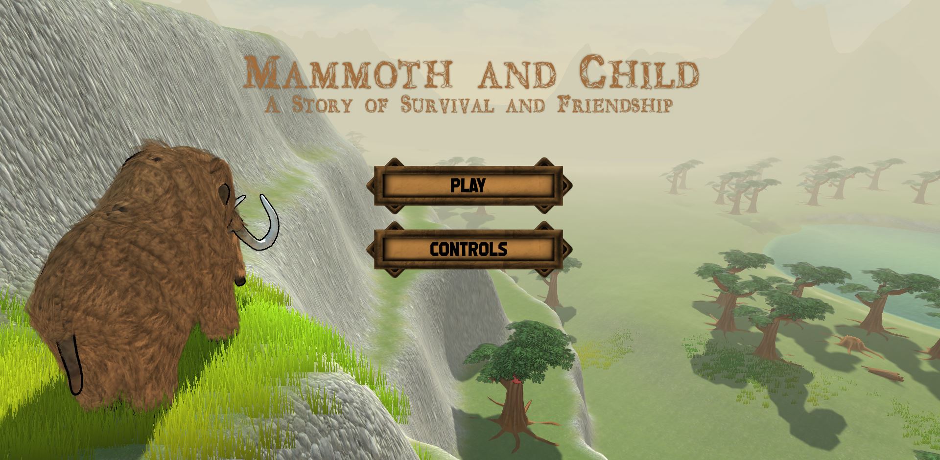 Mammoth and Child - A Story of Survival and Friendship