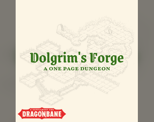 Dolgrim's Forge   - A One Page Dungeon for Dragonbane 
