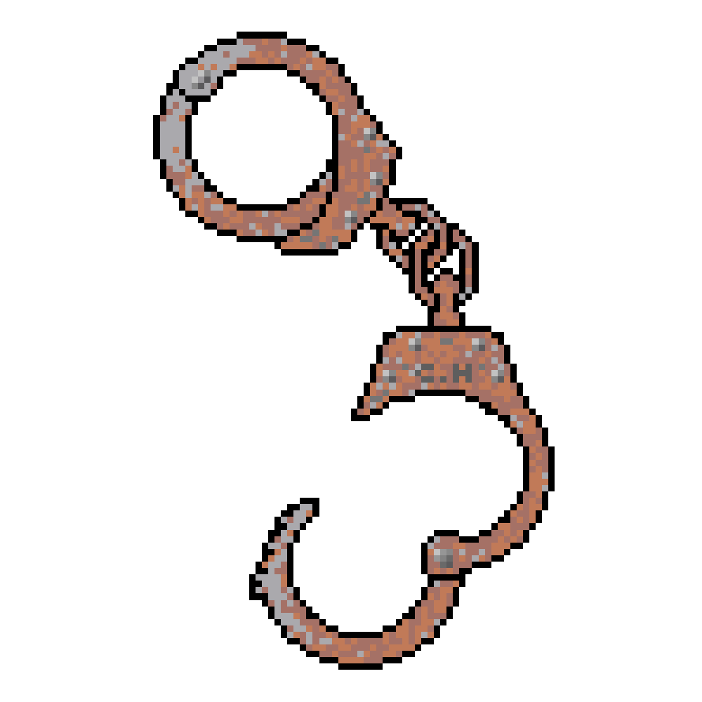 Corroded Handcuffs logo