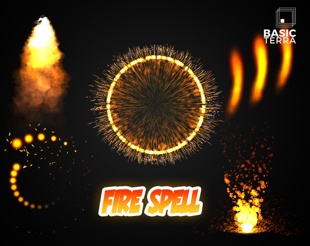 Fire Spells Effects Looping by BasicTerra