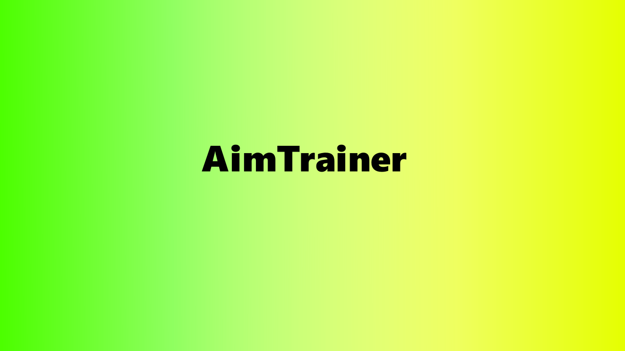 AimTrainer