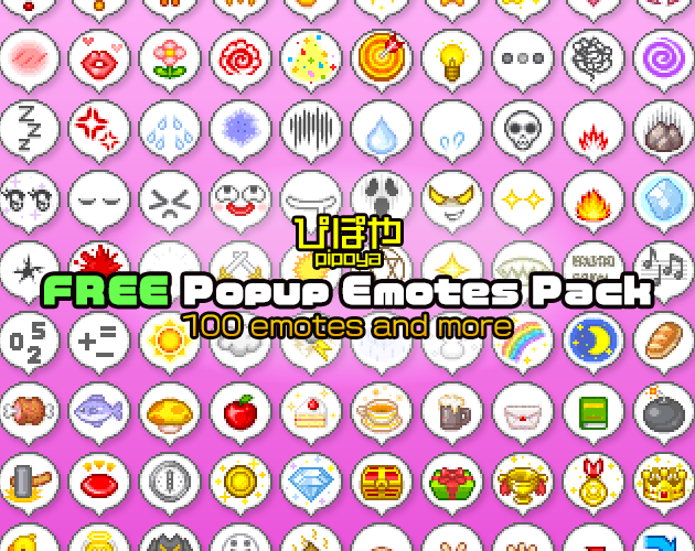 FREE Popup Emotes Pack