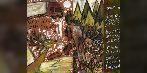 Cover image for Angel-Like at the Turnpike - 18 pg illustrative poetry book