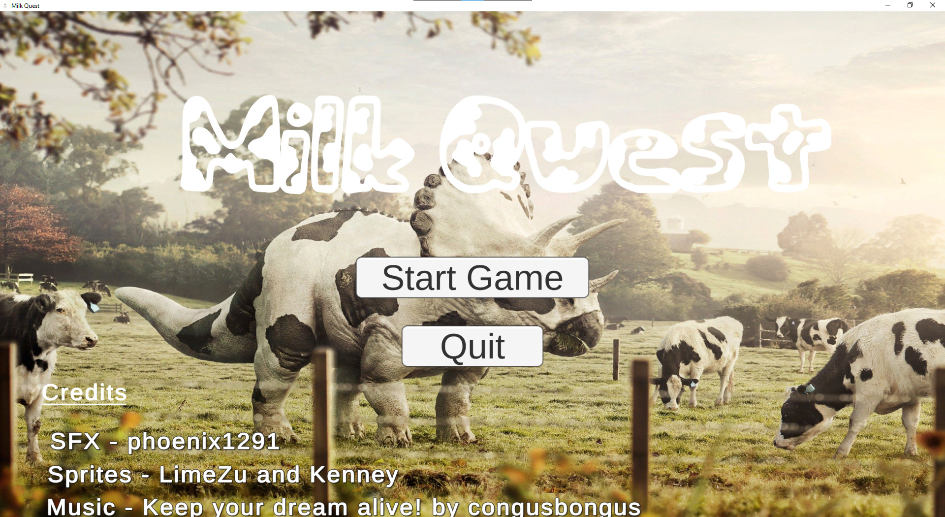 Milk Quest by Archroda for The GameDev.tv Game Jam 2023 Free Course
