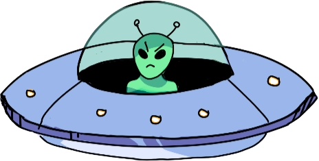 Physics Cartoon Clipart Aliens