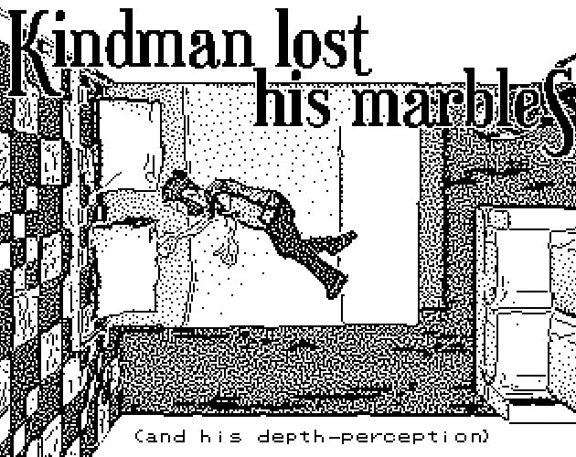 Cover image for Kindman lost his Marbles (and his depth-perception)