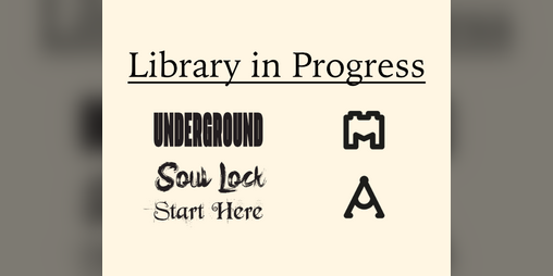 Cover image for Library in Progress