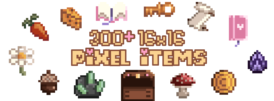 Pixel Items - Game Asset Pack