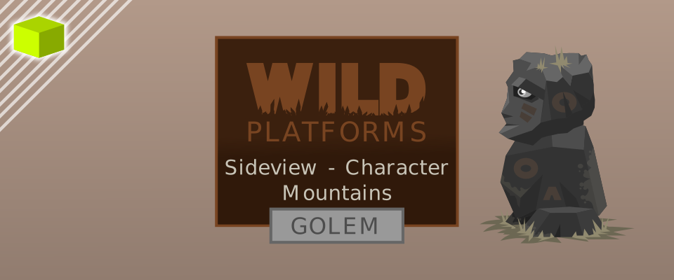 Wild Platforms - Game Kit - Golem Character