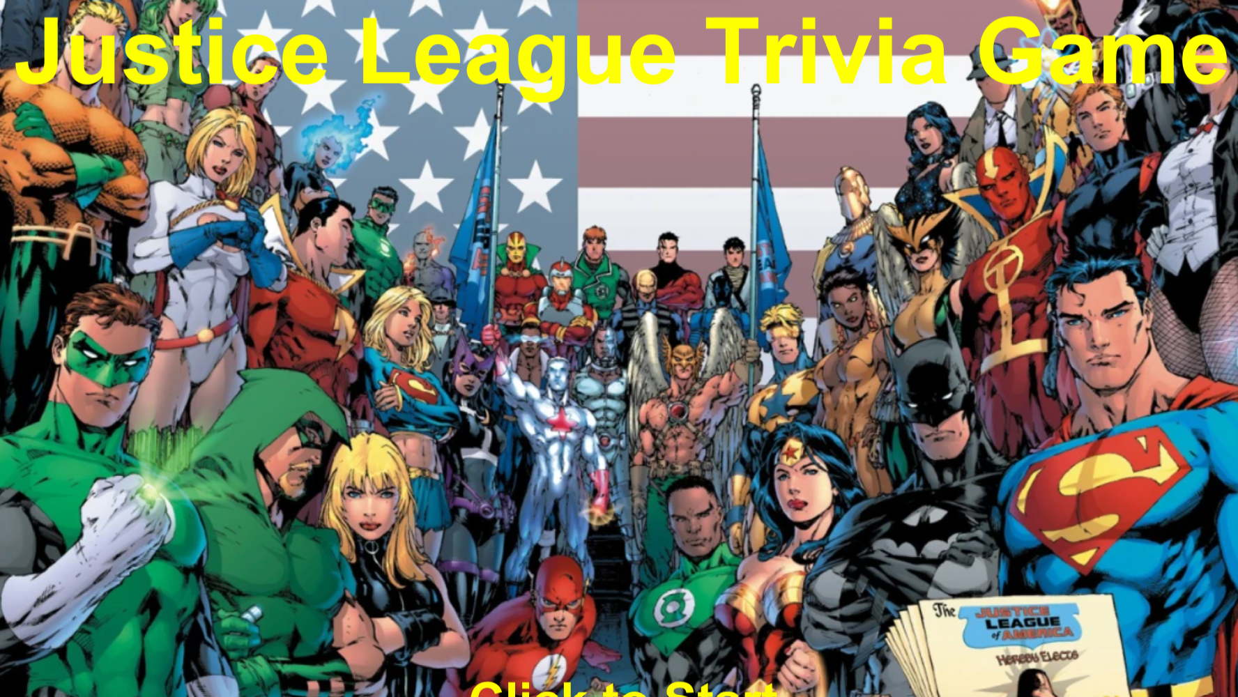 Justice League Trivia Game