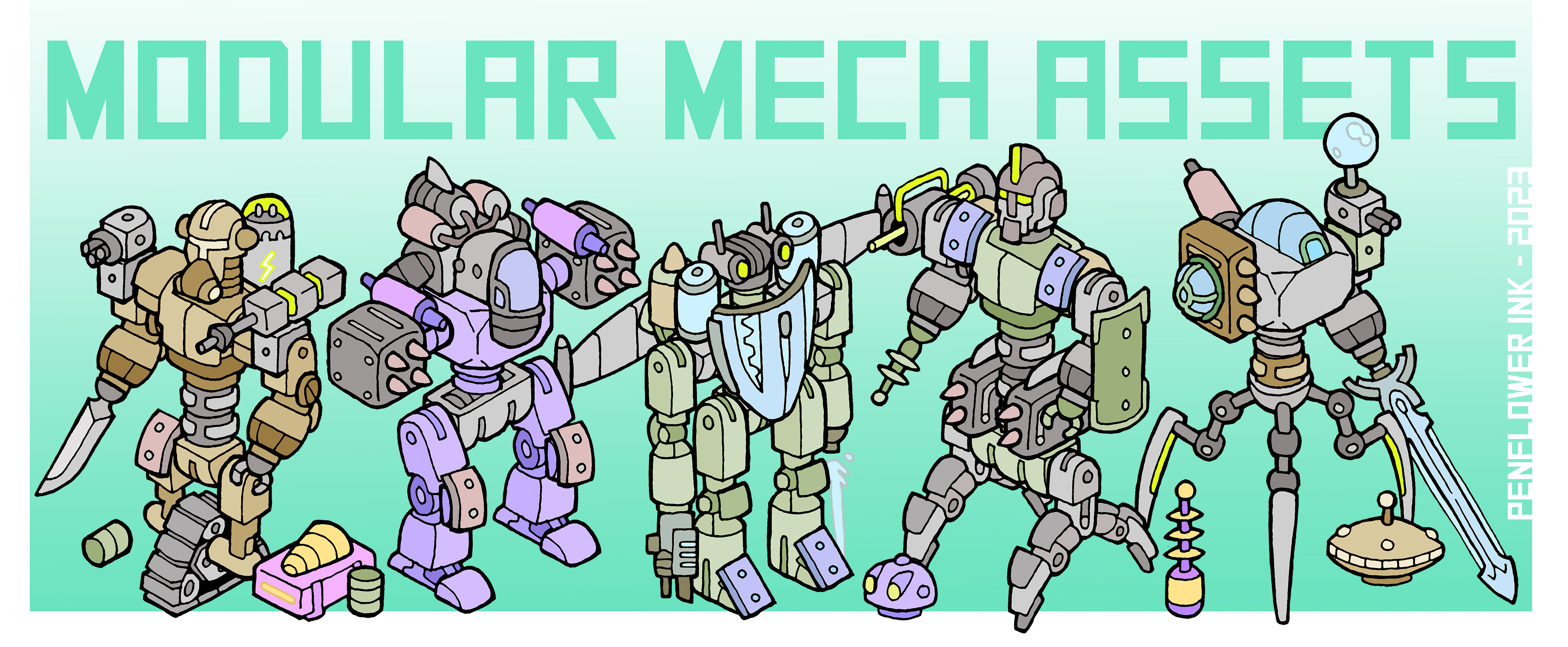 Modular Mech Asset Pack