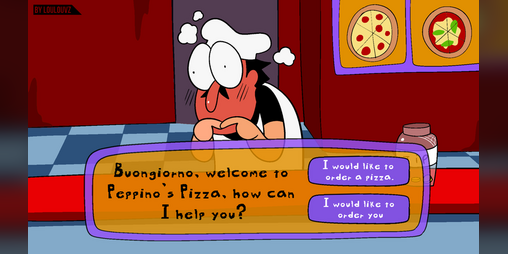 Cover image for Pizza Tower Dating Sim