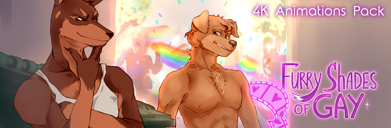 Furry Shades of Gay - 4k Animations Pack
