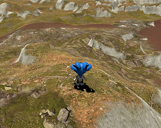 play testing godot4terrain
