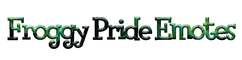 Froggy Pride Emotes for Twitch & Discord
