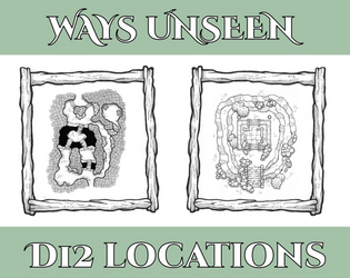 D12 Locations   - A collection of 12 unusual locations for fantasy roleplay games 