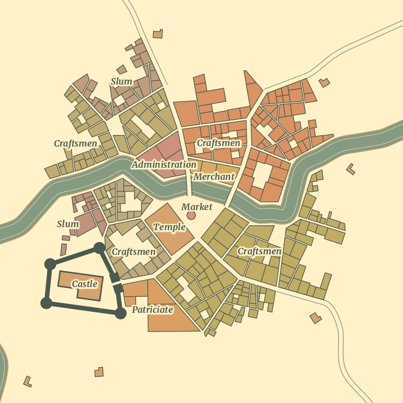 0.5.3: Neighbourhoods, alleys and buildings - Medieval Fantasy City ...