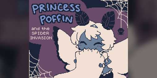Cover image for Princess Poffin and the Spider Invasion