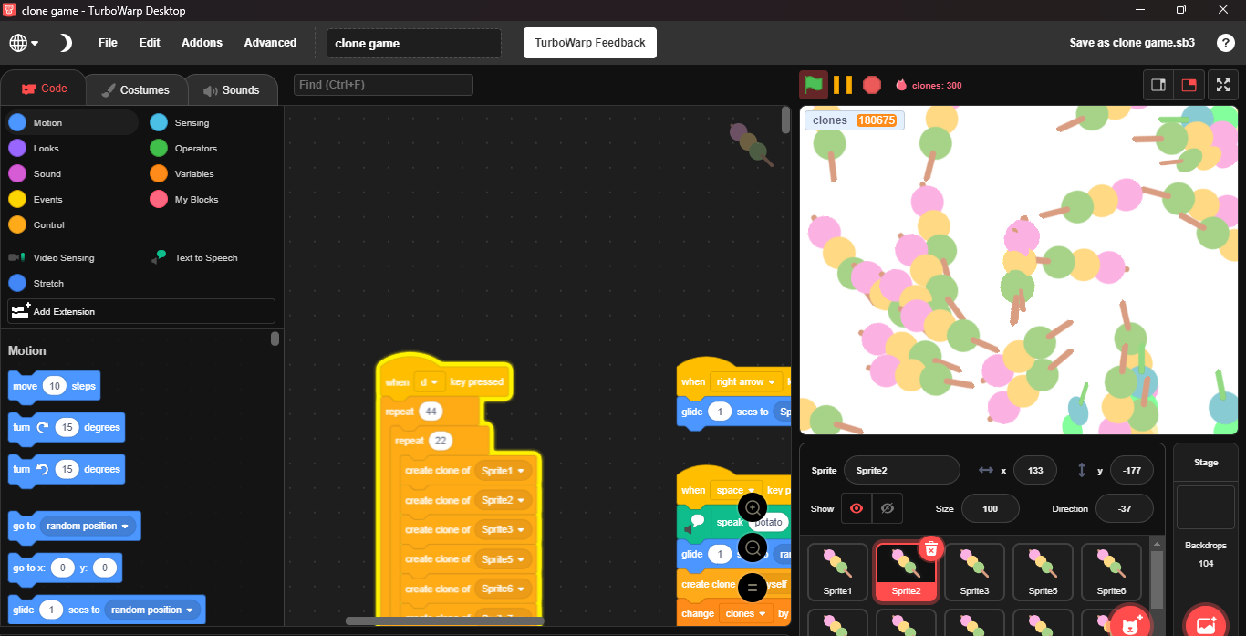 a potato clone game