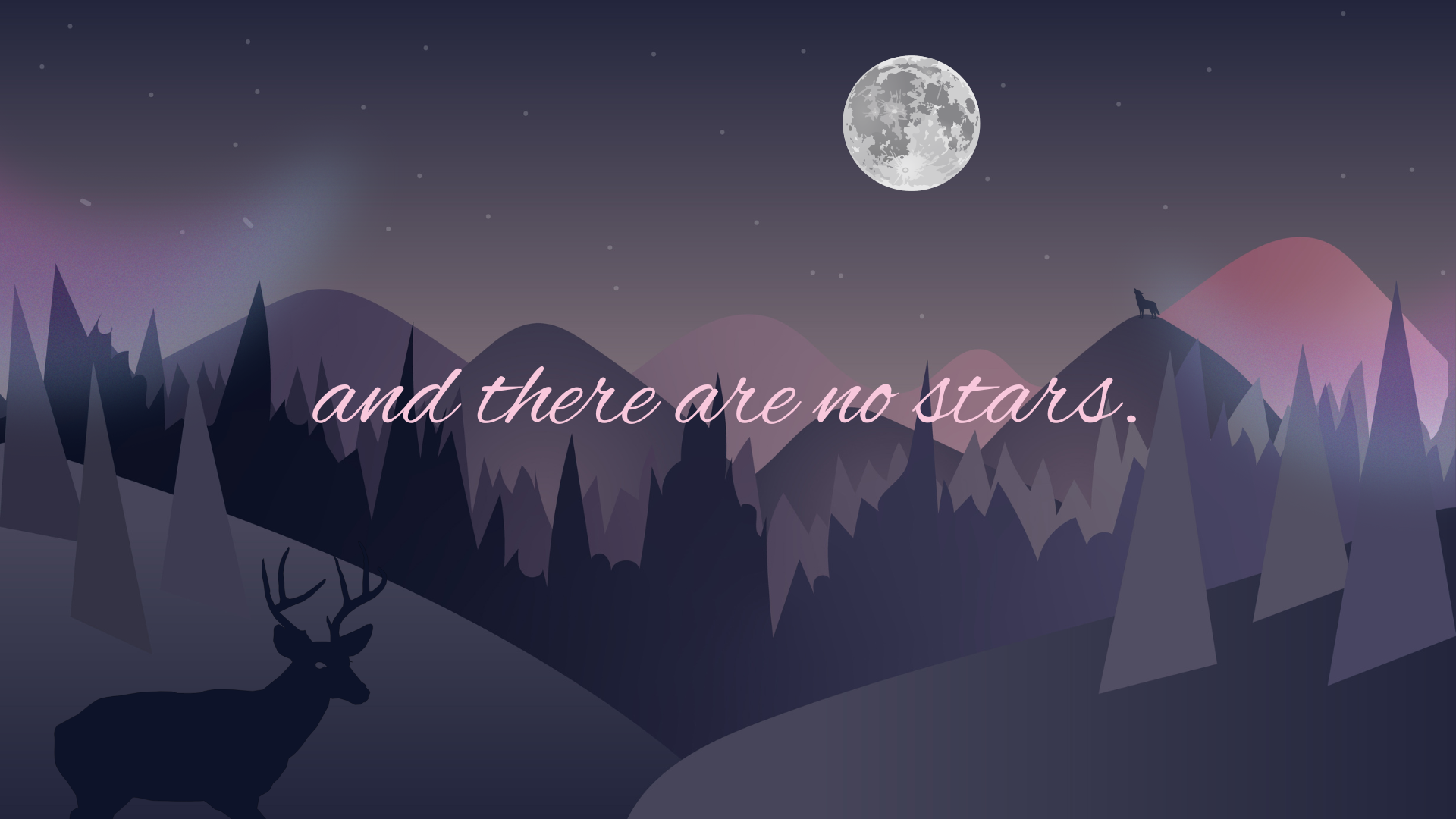and there are no stars.