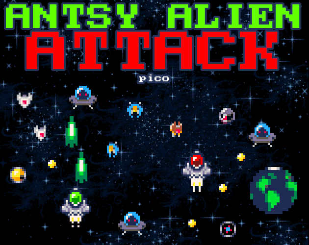 Cover image for Antsy Alien Attack Pico