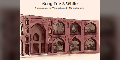 Cover image for Stay For A While - A Supplement for Wanderhome