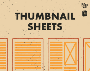 Thumbnail Sheets   - Printable sheets for sketching and mapping layouts. 