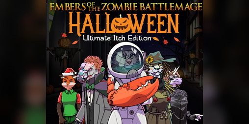 Cover image for Embers of the Zombie Battlemage: Halloween [ULTIMATE ITCH EDITION]