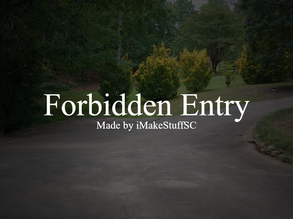 Forbidden Entry (FNaF Fan Game) cover