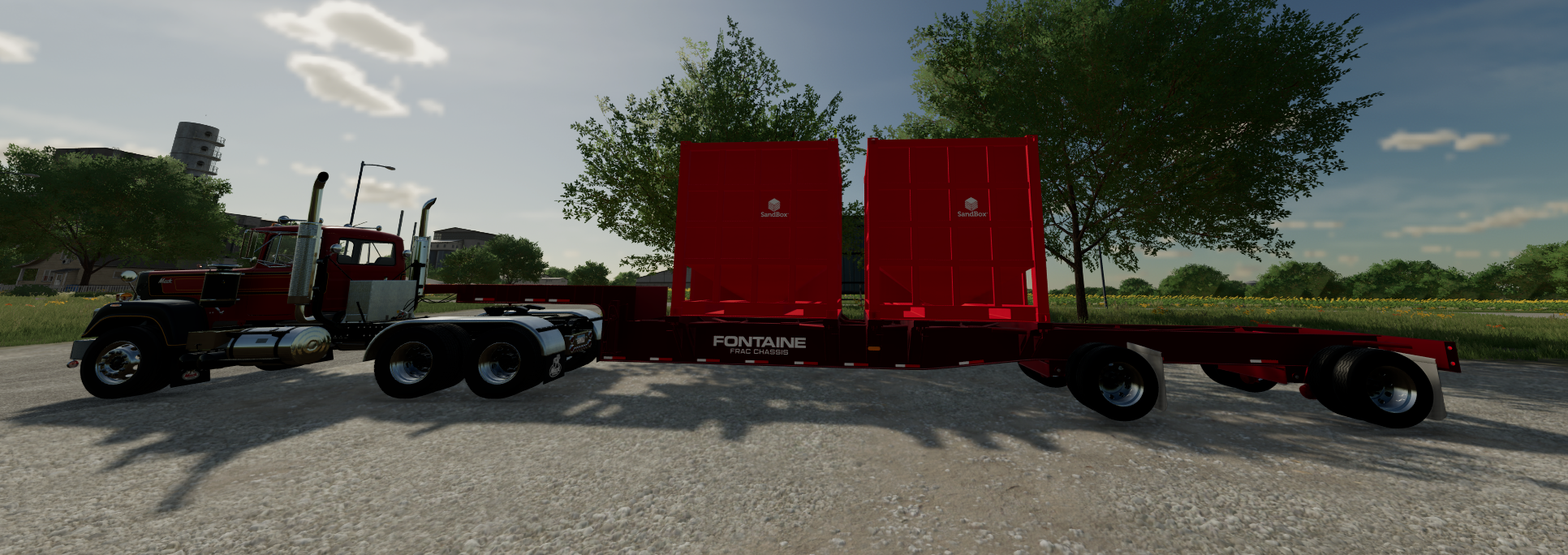 Fontaine Frac Trailer and Sandbox by Keith's Edits