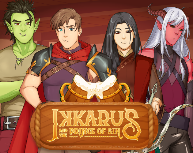 Cover image for Ikkarus and the Prince of Sin (Yaoi Slice-of-life)