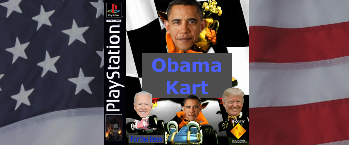 The Presidents Go Kart Racing - PS1 Arcade Racer