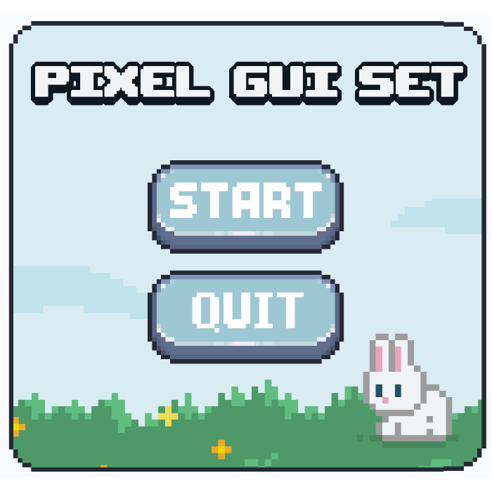Animated pixel GUI pack by Mariia