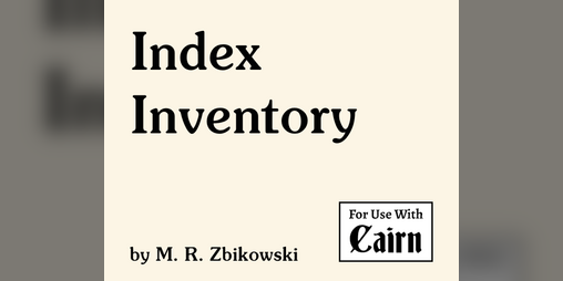 Cover image for Index Inventory