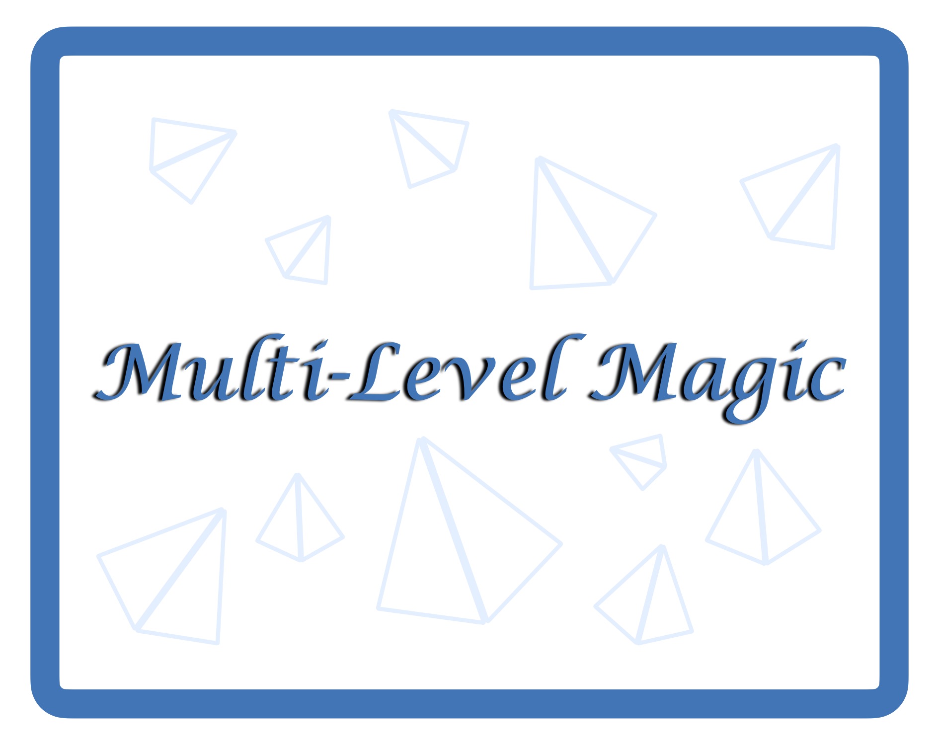 Cover image for Multi-Level Magic