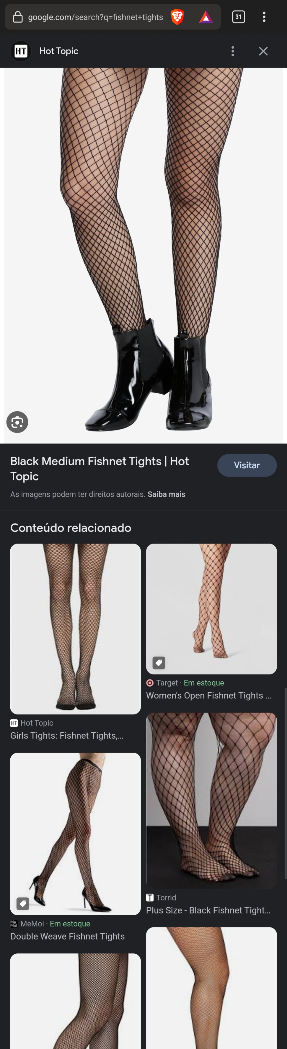 Double Weave Fishnet Tights