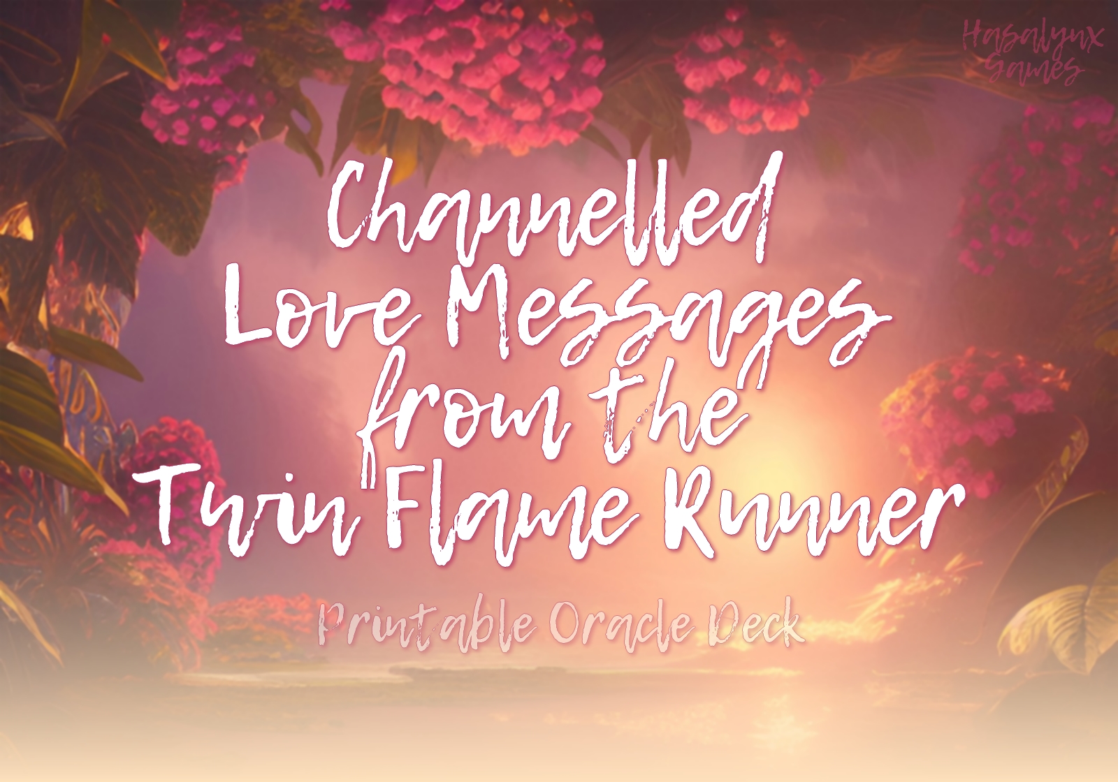 Channelled Love Messages from the Twin Flame Runner: Printable Oracle Deck (60 Divination Cards)