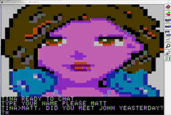 TINA CHATBOT Apple ii