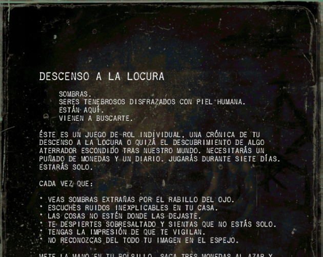 Cover image for Descenso a la Locura