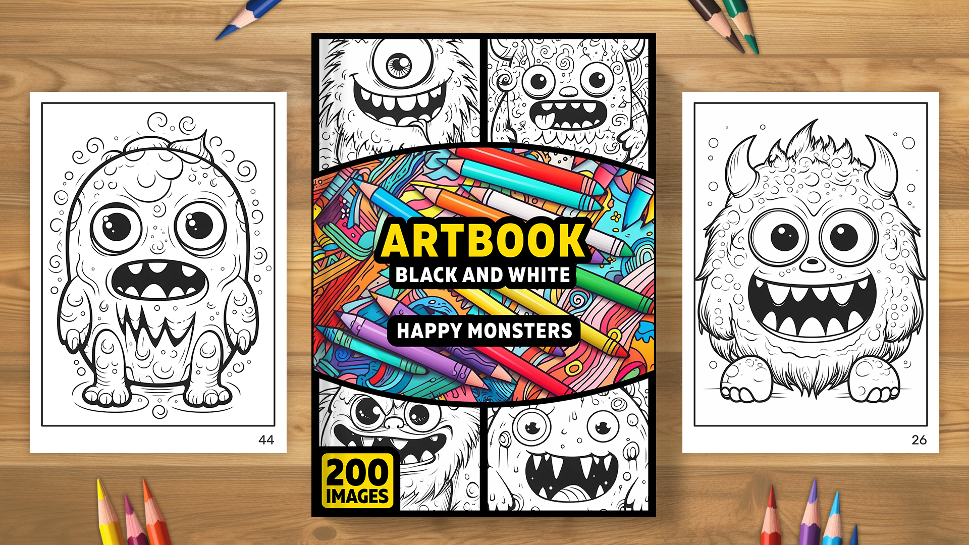 Artbook - Happy monsters
