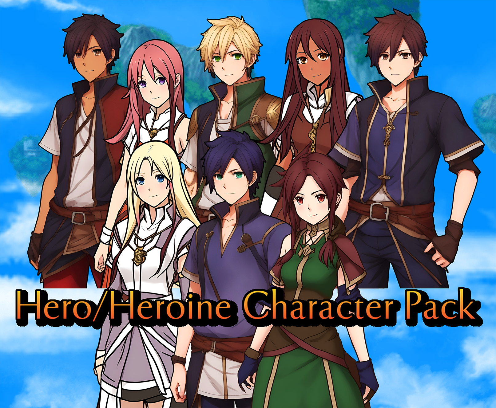 Leonardo RPG Pack - Hero/Heroine Character Busts