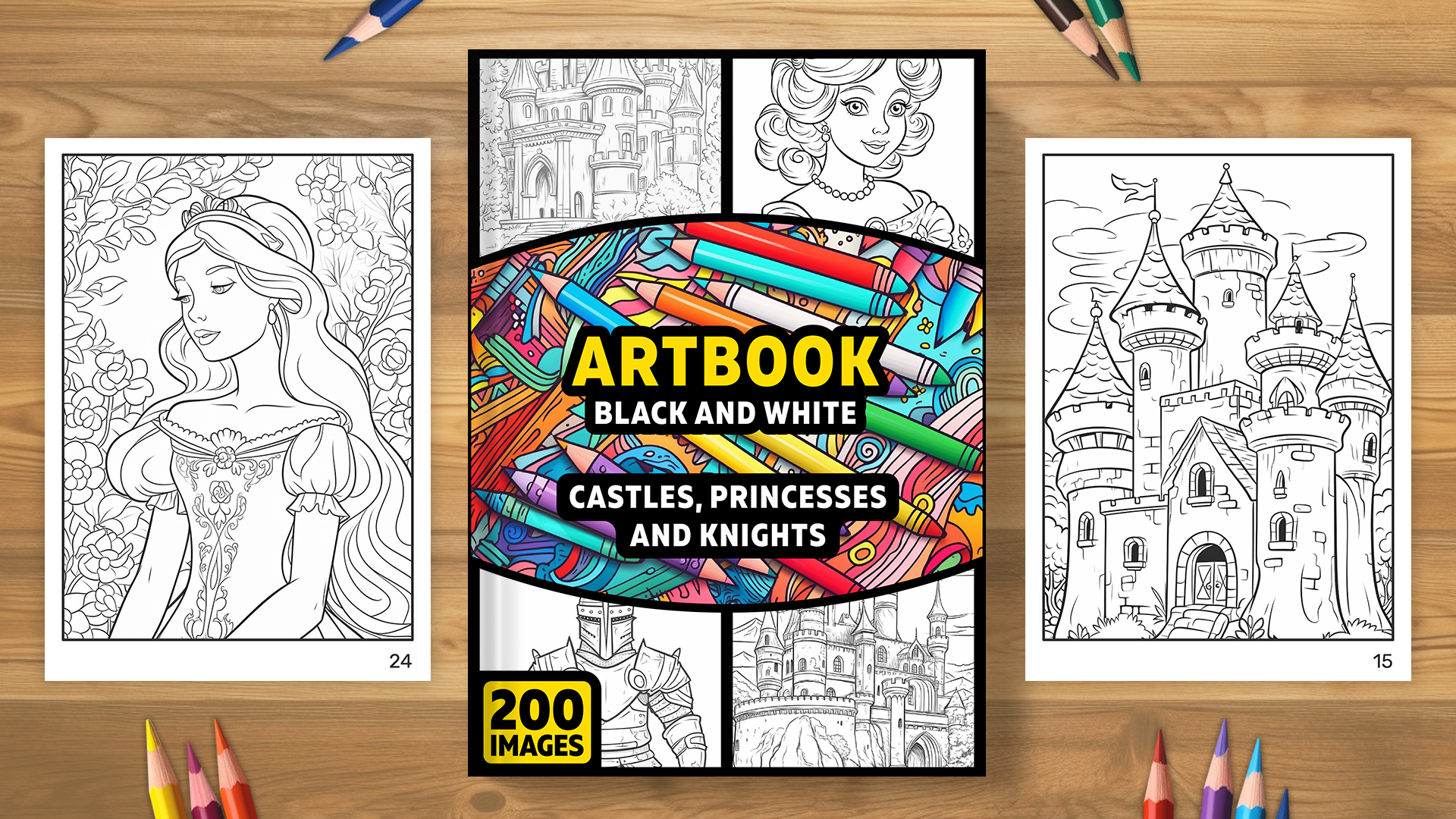 Artbook - Castles, princesses and knights