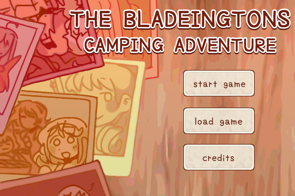 Cover image for THE BLADEINGTONS CAMPING ADVENTURE