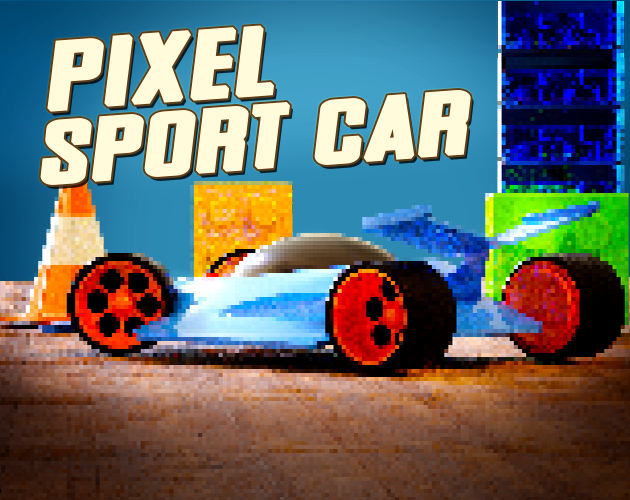 Pixel Toy Sport Car By Batthecat