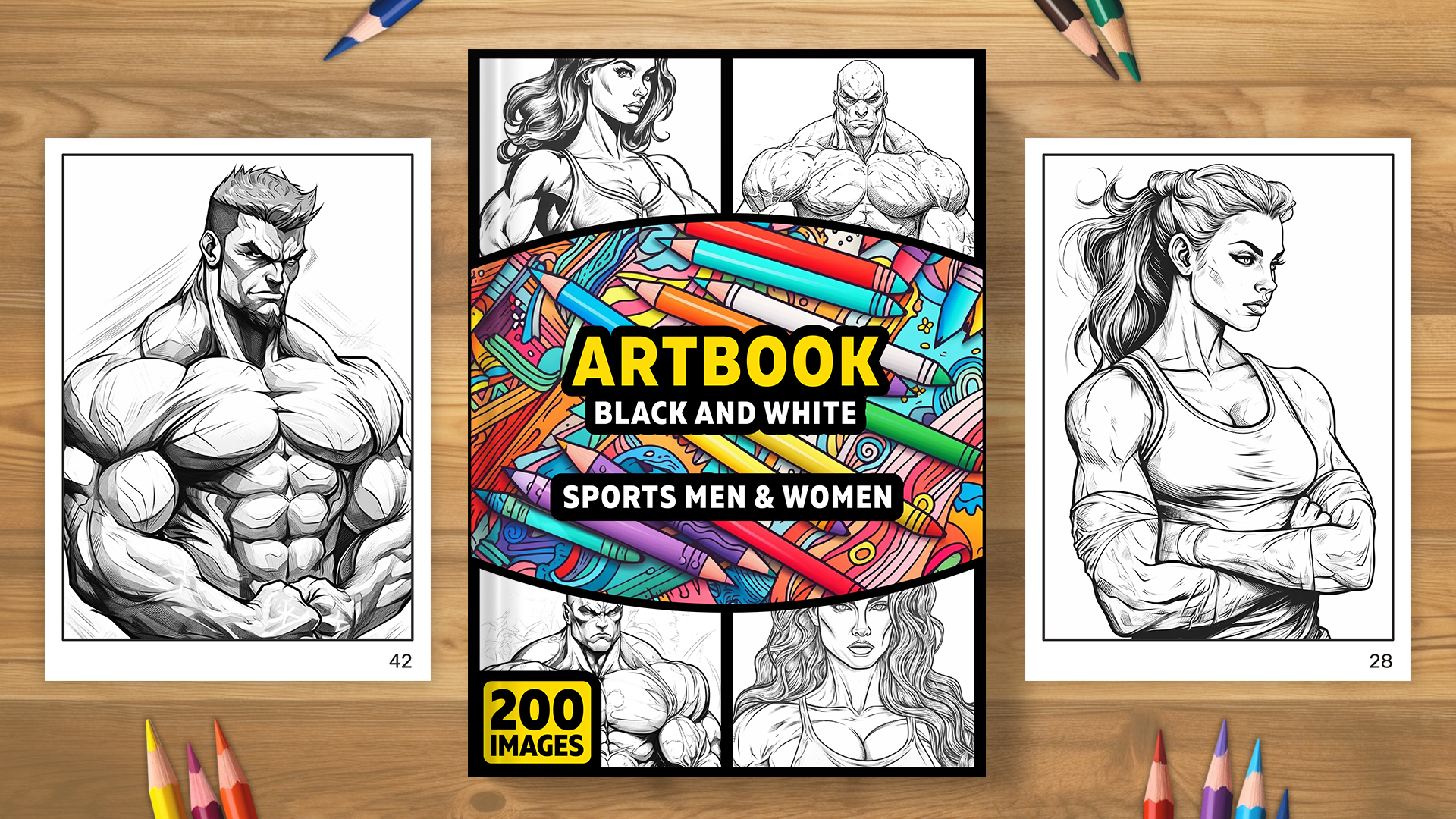 Artbook - Sports men & women