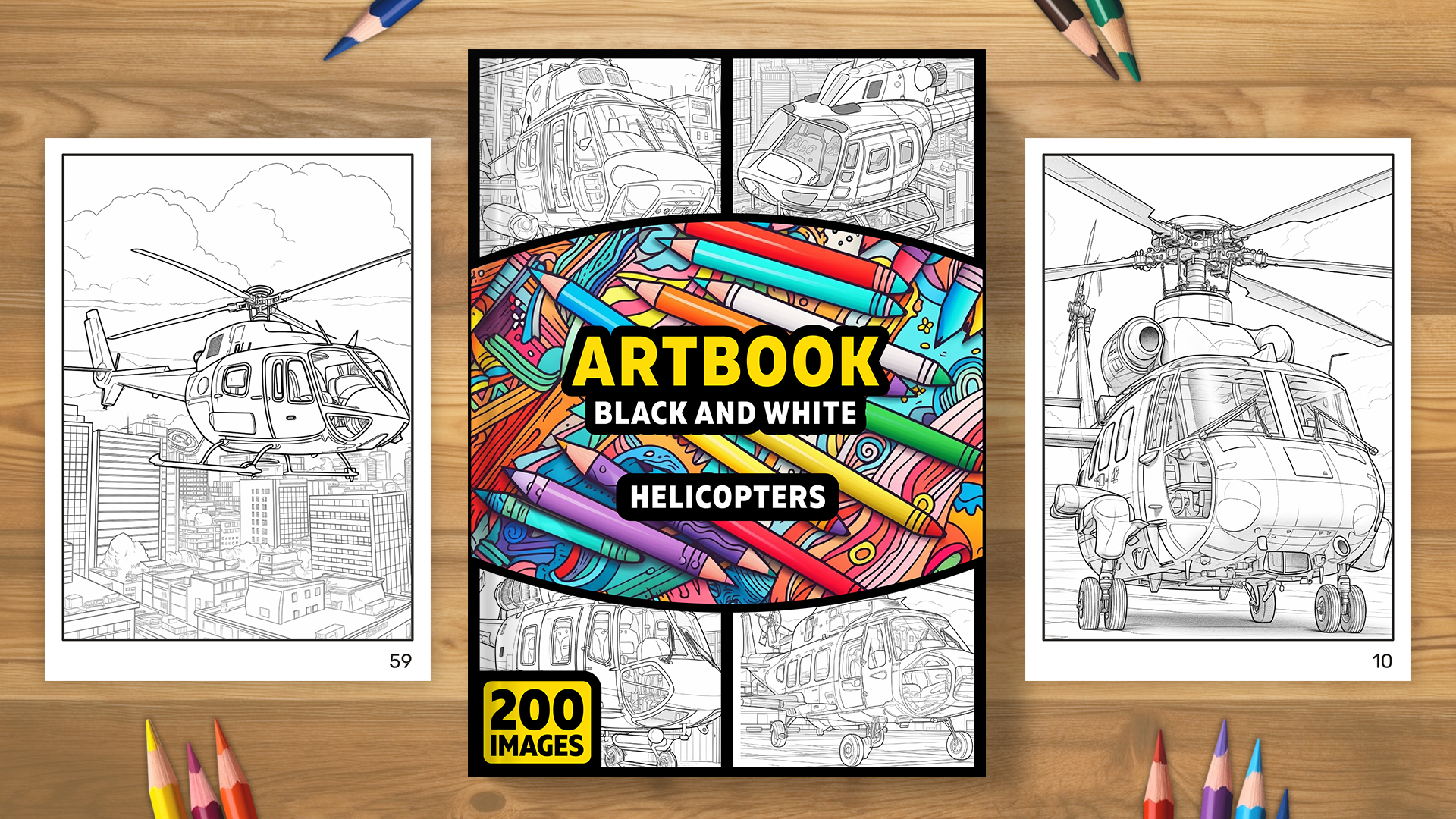 Artbook - Helicopters