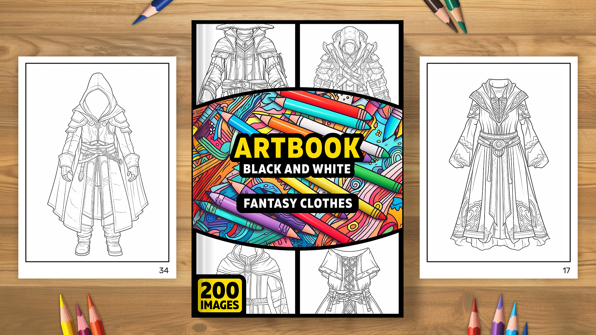 Artbook - Fantasy clothes