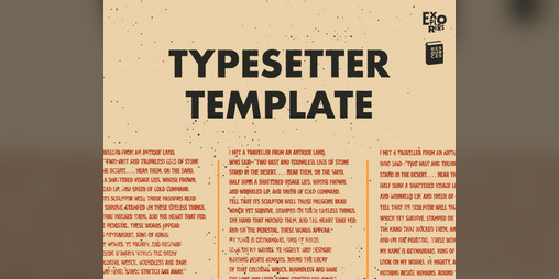 Cover image for Typesetter Template